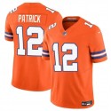 Denver Broncos #12 Tim Patrick Orange F.U.S.E. Mile High Collection 1977 Throwback Vapor Limited Stitched Jersey