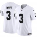 Las Vegas Raiders #3 Zamir White White F.U.S.E. Vapor Stitched Jersey