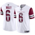 Washington Commanders #6 Michael Wiley White 2024 Vapor Limited Stitched Jersey