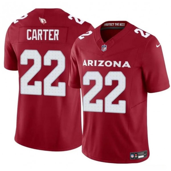Arizona Cardinals #22 Michael Carter Red 2024 F.U.S.E. Vapor Untouchable Limited Stitched Jersey