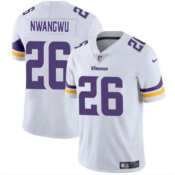 Minnesota Vikings #26 Kene Nwangwu White Vapor Untouchable Limited Stitched Jersey