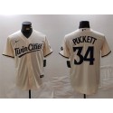Minnesota Twins #34 Kirby Puckett Cream Cool Base Stitched Jersey