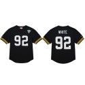 Green Bay Packers #92 Reggie White Black 1994 Stitched Jersey