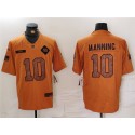 New York Giants #10 Eli Manning 2023 Brown Salute To Service Limited Stitched Jersey