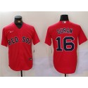 Boston Red Sox #16 Jarren Duran Red Stitched Jersey