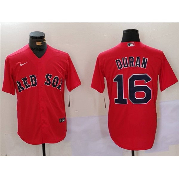 Boston Red Sox #16 Jarren Duran Red Stitched Jersey