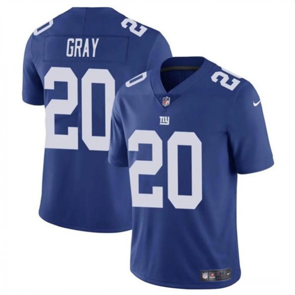 New York Giants #20 Eric Gray Blue Vapor Untouchable Limited Stitched Jersey