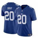 New York Giants #20 Eric Gray Blue 2023 F.U.S.E. Vapor Untouchable Limited Stitched Jersey