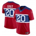 New York Giants #20 Eric Gray Century Red Alternate Vapor F.U.S.E. Limited Stitched Jersey