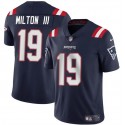 New England Patriots #19 Joe Milton III Navy 2024 Vapor Limited Stitched Jersey