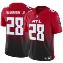 Atlanta Falcons #28 Carlos Washington Jr Red Black 2024 F.U.S.E Vapor Untouchable Limited Stitched Jersey