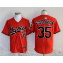 Baltimore Orioles #35 Adley Rutschman Orange 2024 With Patch Cool Base Stitched Jersey