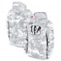 Cincinnati Bengals 2024 Arctic Camo Salute To Service Club Fleece Pullover Hoodie