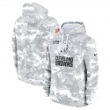 Cleveland Browns 2024 Arctic Camo Salute To Service Club Fleece Pullover Hoodie