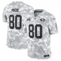 San Francisco 49ers #80 Jerry Rice Arctic Camo 2024 F.U.S.E. Salute To Service Limited Stitched Jersey