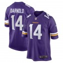 Minnesota Vikings #14 Sam Darnold Purple Stitched Game Jersey