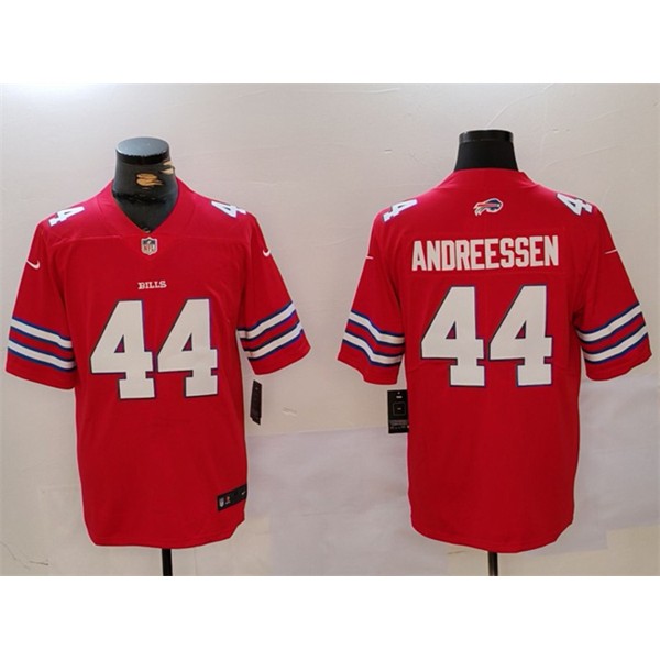 Buffalo Bills #44 Joe Andreessen Red Vapor Untouchable Limited Stitched Jersey