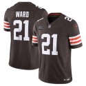 Cleveland Browns #21 Denzel Ward Brown 2024 F.U.S.E. With 1-Star C Patch Vapor Limited Stitched Jersey
