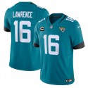 Jacksonville Jaguars #16 Trevor Lawrence Teal With 4-Star C Patch Vapor Untouchable Limited Stitched Jersey