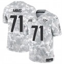 Cincinnati Bengals #71 Amarius Mims Arctic Camo 2024 F.U.S.E. Salute To Service Limited Stitched Jersey
