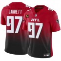 Atlanta Falcons #97 Grady Jarrett Red Black 2024 F.U.S.E With 4-Star C Patch Vapor Untouchable Limited Stitched Jersey