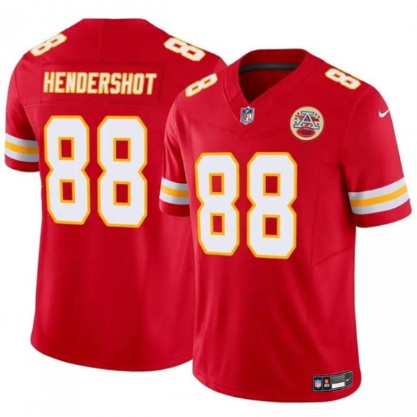 Kansas City Chiefs #88 Peyton Hendershot Red 2024 F.U.S.E Vapor Untouchable Limited Stitched Jersey