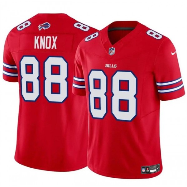 Buffalo Bills #88 Dawson Knox Red 2024 F.U.S.E. Vapor Untouchable Limited Stitched Jersey