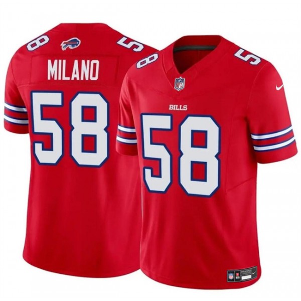Buffalo Bills #58 Matt Milano Red 2024 F.U.S.E. Vapor Untouchable Limited Stitched Jersey