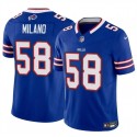 Buffalo Bills #58 Matt Milano Royal 2024 F.U.S.E. Vapor Untouchable Limited Stitched Jersey