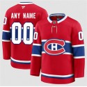 Montreal Canadiens Custom Red 2024-25 Home Stitched Jersey