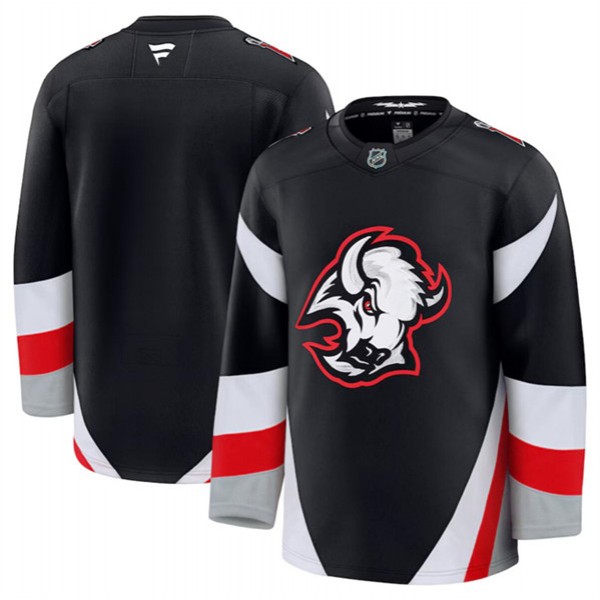 Buffalo Sabres Blank Black 2024-25 Alternate Stitched Jersey