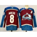 Colorado Avalanche #8 Cale Makar Burgundy 2024-25 Home With A Patch Stitched Jersey