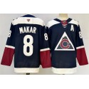Colorado Avalanche #8 Cale Makar Navy 2024-25 Alternate With A Patch Stitched Jersey