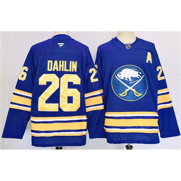 Buffalo Sabres #26 Rasmus Dahlin Blue 2024-25 Stitched Jersey