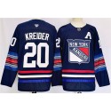 New York Rangers #20 Chris Kreider Navy 2024-25 Stitched Jersey