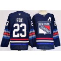 New York Rangers #23 Adam Fox Navy 2024-25 Stitched Jersey