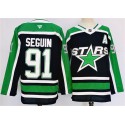 Dallas Stars #91 Tyler Seguin Black 2024-25 Reverse Retro Stitched Jersey