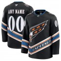 Washington Capitals Custom Black 2024-25 Alternate Stitched Jersey