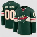 Minnesota Wild Custom Green 2024-25 Home Stitched Jersey