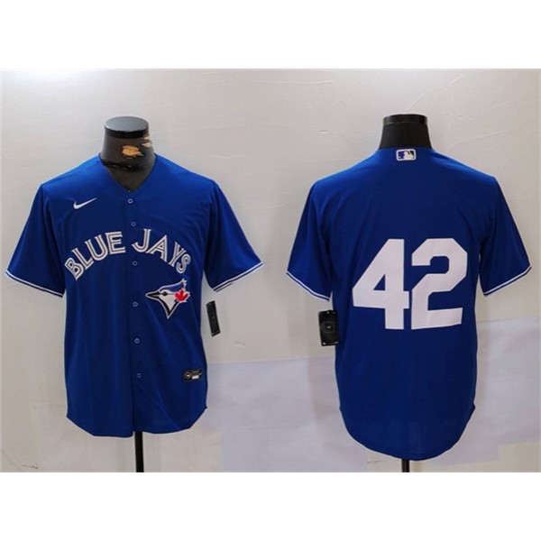 Toronto Blue Jays #42 Jackie Robinson Blue Cool Base Stitched Jersey