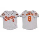 Baltimore Orioles #8 Cal Ripken Jr. Gray 2001 Cool Base Stitched Jersey