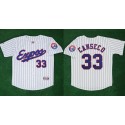 Montreal Expos Customized White Team Patch Stitched Jersey