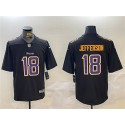Minnesota Vikings #18 Justin Jefferson Black Vapor Untouchable Limited Stitched Jersey