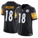 Pittsburgh Steelers #18 Mike Williams Black 2024 F.U.S.E. Vapor Untouchable Limited Stitched Jersey