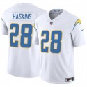 Los Angeles Chargers #28 Hassan Haskins White 2024 F.U.S.E. Vapor Limited Stitched Jersey