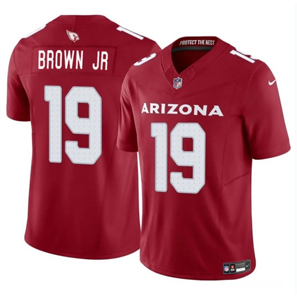 Arizona Cardinals #19 Anthony Brown JR Red 2024 F.U.S.E. Vapor Untouchable Limited Stitched Jersey