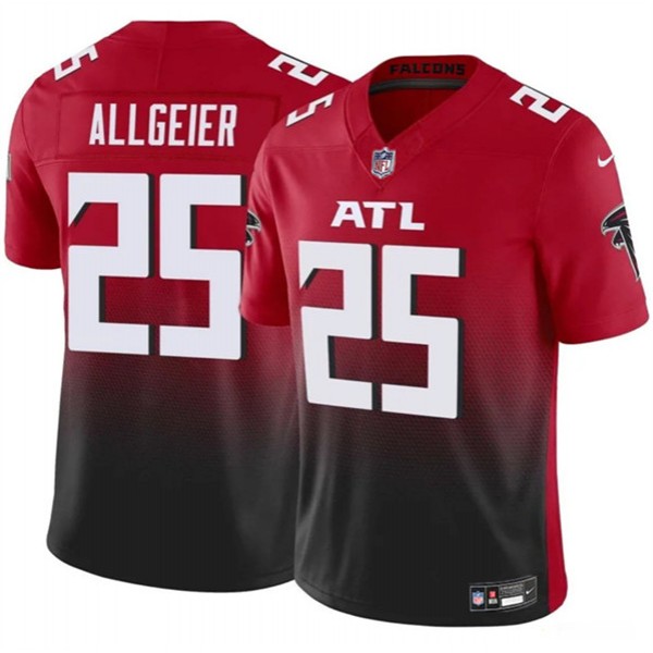 Atlanta Falcons #25 Tyler Allgeier Red Black 2024 F.U.S.E. Vapor Untouchable Limited Stitched Jersey