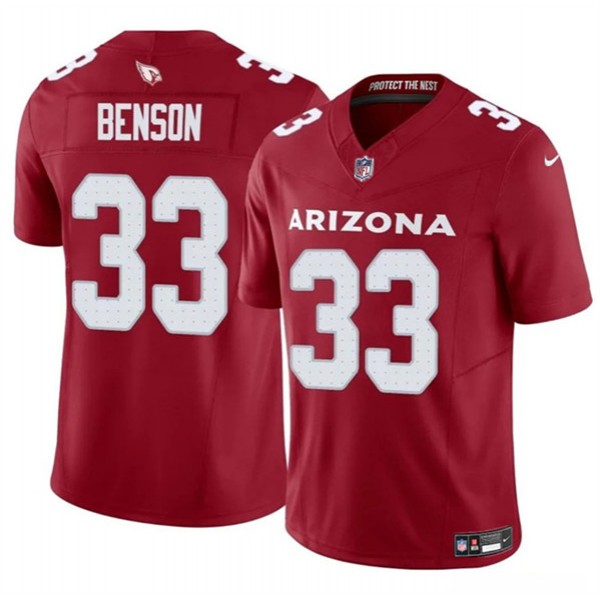 Arizona Cardinals #33 Trey Benson Red 2024 F.U.S.E. Vapor Untouchable Limited Stitched Jersey