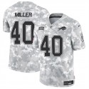 Buffalo Bills #40 Von Miller 2024 F.U.S.E. Arctic Camo Salute To Service Limited Stitched Jersey
