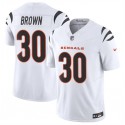 Cincinnati Bengals #30 Chase Brown White 2024 F.U.S.E. Vapor Untouchable Limited Stitched Jersey